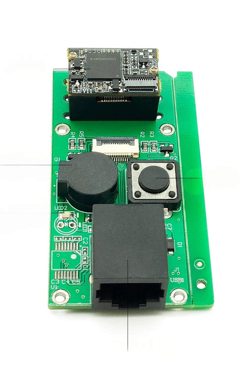 Barcode Head QR Code for Parking Scene Area Toll Gate Embedded Scanning Module High Precision Industria