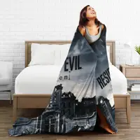 Residents Evils 9 couverture flanelle toutes saisons Portable Super chaud jeter couverture pour canapé voiture couvre-lits 6