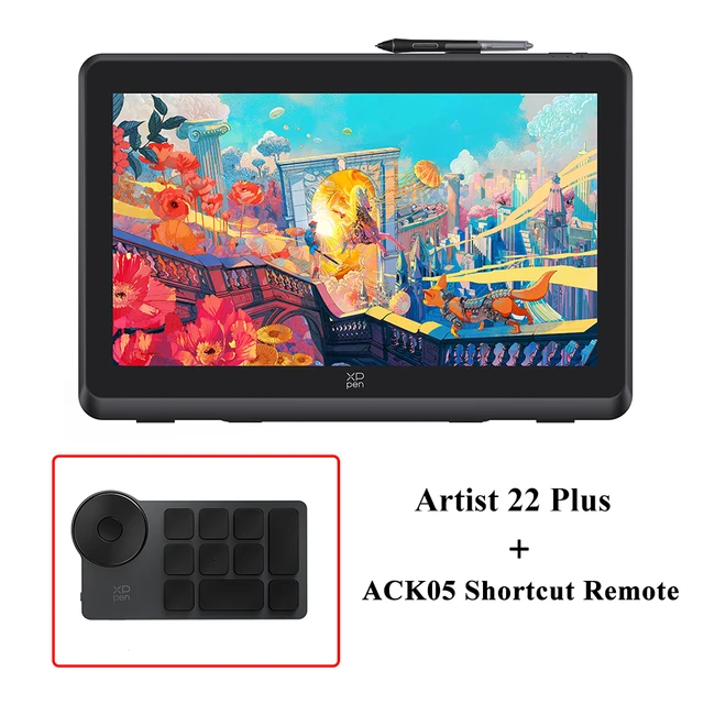 XPPen Artist 22 Plus Graphics Tablet Monitor 16K Pressure Levels