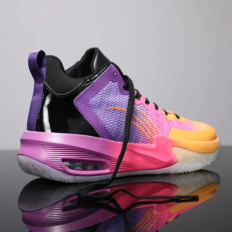 

QQ-F32 New Pro High Quality Basketball Sneakers Non-slip Training Sports Trainers for Kids ForMotioCushion Basketball Shoes Man