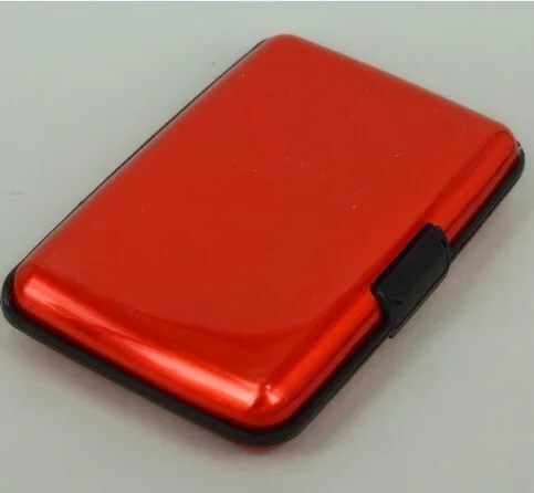 Aluminum Bank Card Holder Blocking Hard Case Wallet Solid Credit Card Anti-RFID Scanning Protect Travel