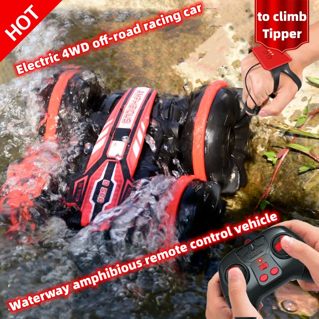 

Amphibious RC Car Remote Control Stunt Car Vehicle Double-sided Flip Driving Drift Rc Cars Outdoor Toys for Boys Kids gifts Toys