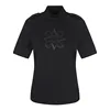 ST ANDREWS 2024 New women Golf Clothing Half Turtleneck Print Versatile Short Sleeve T-Shirt traf bershka Polo shirts women 2