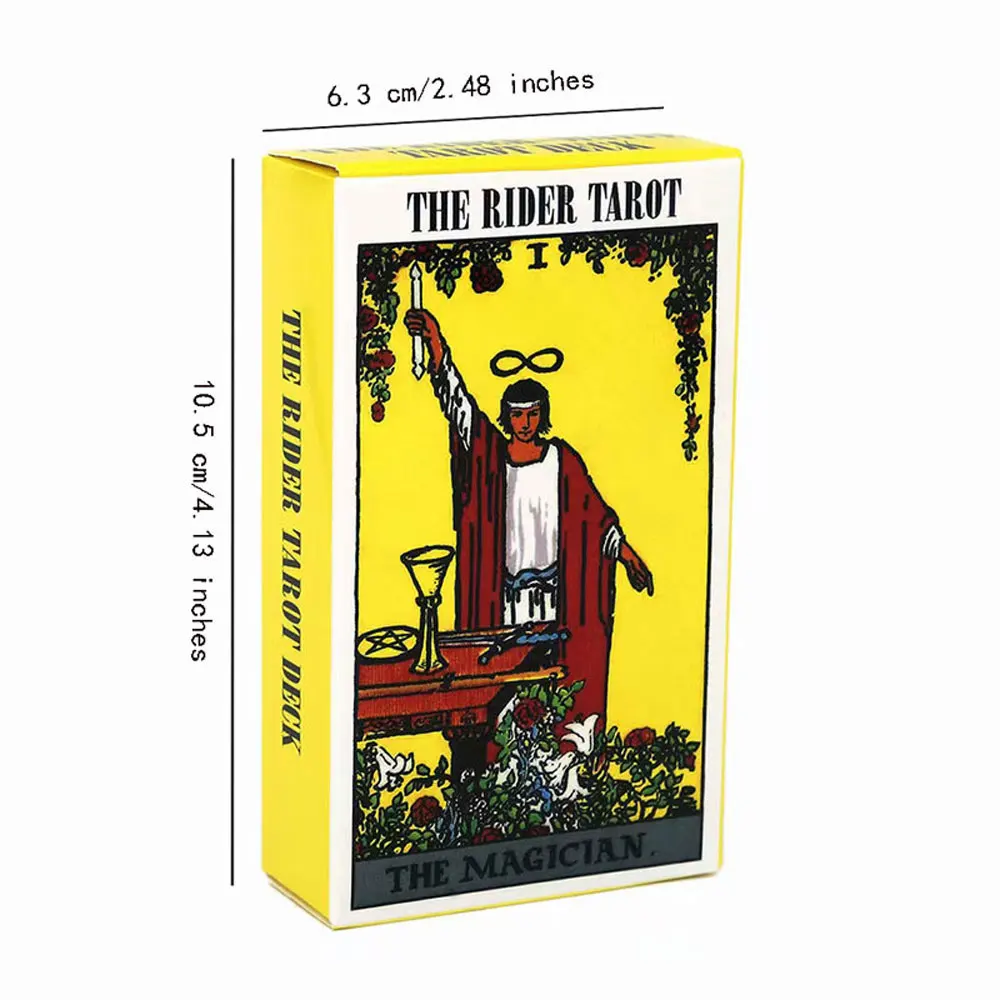 Card Games Tarot Cards Angel Oracle Cards The Rider Tarot Oracle Card Leisure Divination Party Card Game Tarot 78 Deck Brochure Guide
