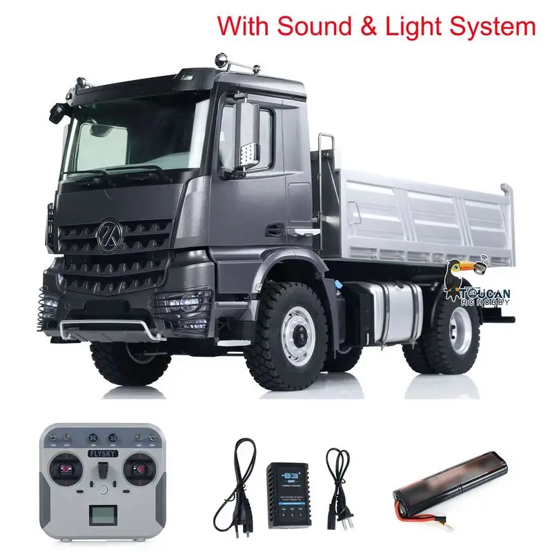 CARBOLITE 5701 Remote Control Dump Truck 3-In-1 Motherboard 4*4 Engineering Vehicle 60 Minutes Battery Life 1:14 Toy RC Model 5