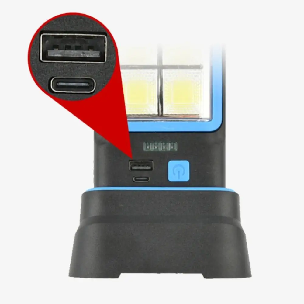 파워뱅크 다기능 태양광 램프 마그네틱 베이스 USB 충전식 비상등 SMD LED COB LED 캠핑 랜턴 COB LED