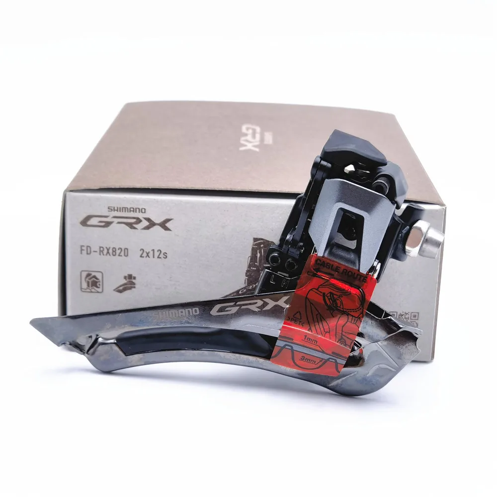 シマノ GRX RD-RX820 FD-RX820ディレイラーセット 未使用 SHIMANO ( シマノ ) フロントディレイラー FD-RX820 直付 2X12S