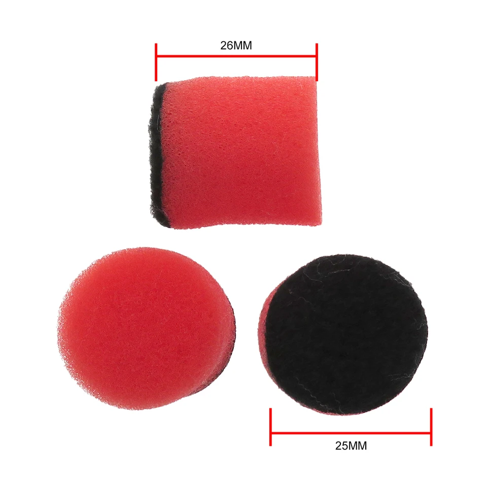 Juego De 9 Almohadillas Para Pulir Coche - 150 Mm (6") | Incluye Esponjas Y Adaptador Para Taladro | Para Encerar Y Abrillantar