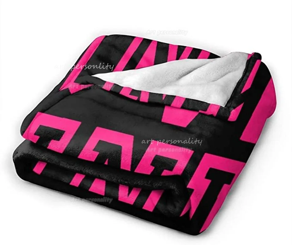 Pink Blanket Love Pink Dog Heart Adult Kids Fleece Blanket Ultra-Soft Micro for Couch or Bed Warm Throw Blanket for Girl Gifts 6