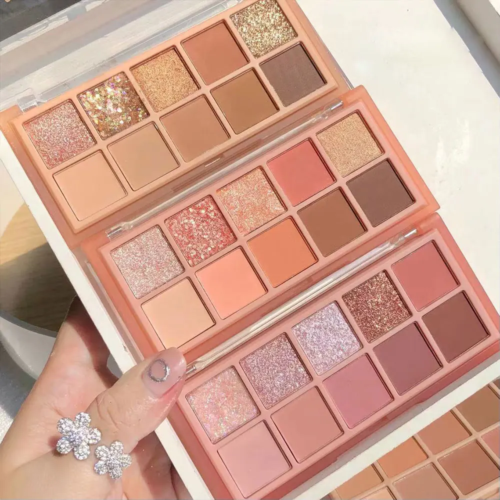 SWEET MINTSW010 Color Palette 10 Color Eyeshadow Development All-in-one Long Lasting Touch up Face Makeup