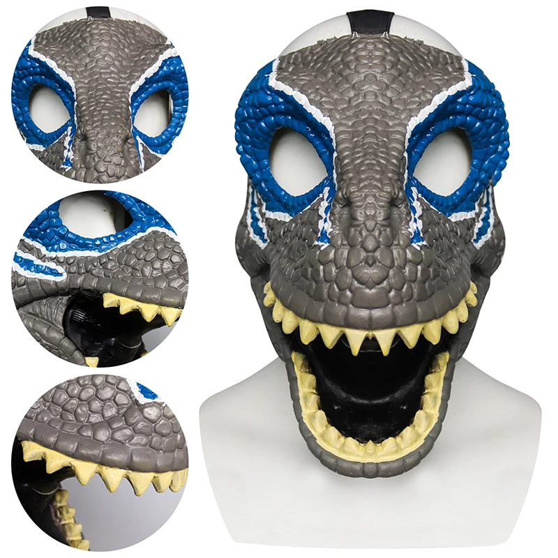 Halloween Mask Party Masks Masquerade Mask Horror Mask Horror Dinosaur Masque Foldable Animals Latex Masque Halloween Cosplay Props Halloween Masquerade Decoration halloween mask,party masks,masquerade mask,horror mask