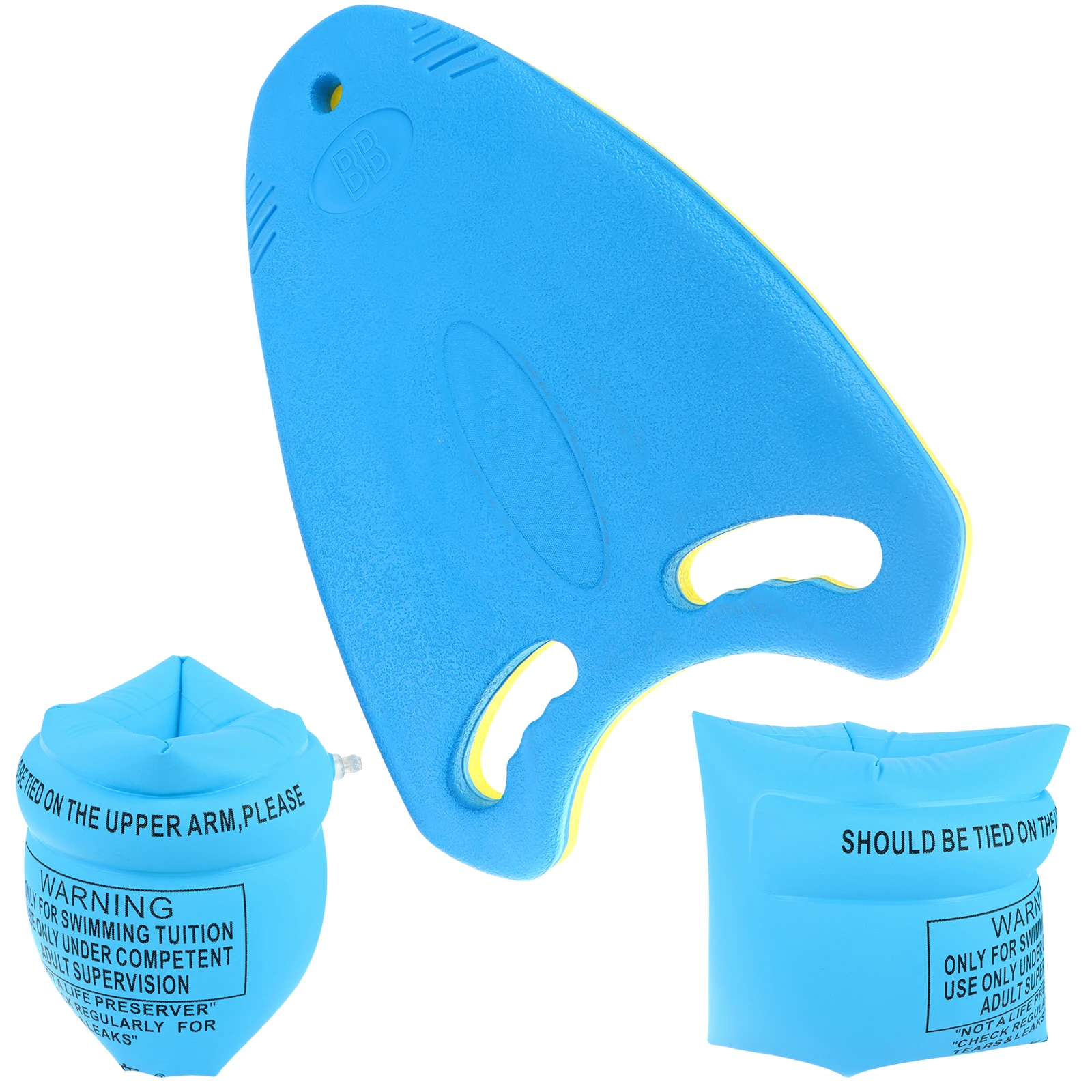 

Swimming Floating Kickboard Sea Swimming Foam Back Adult Child Training Float Board with Handles Shark Sloating Board+water