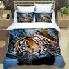 3D tiger printed Bedding Sets exquisite bed supplies set duvet cover bed comforter set bedding set luxury birthday gift 5