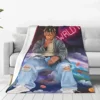 Juice Wrld Flannel Blanket Rapper Freestyle Colorful Super Warm Throw Blanket for Chair Sofa Bed Picnic Bedspread Sofa Bed Cover 2