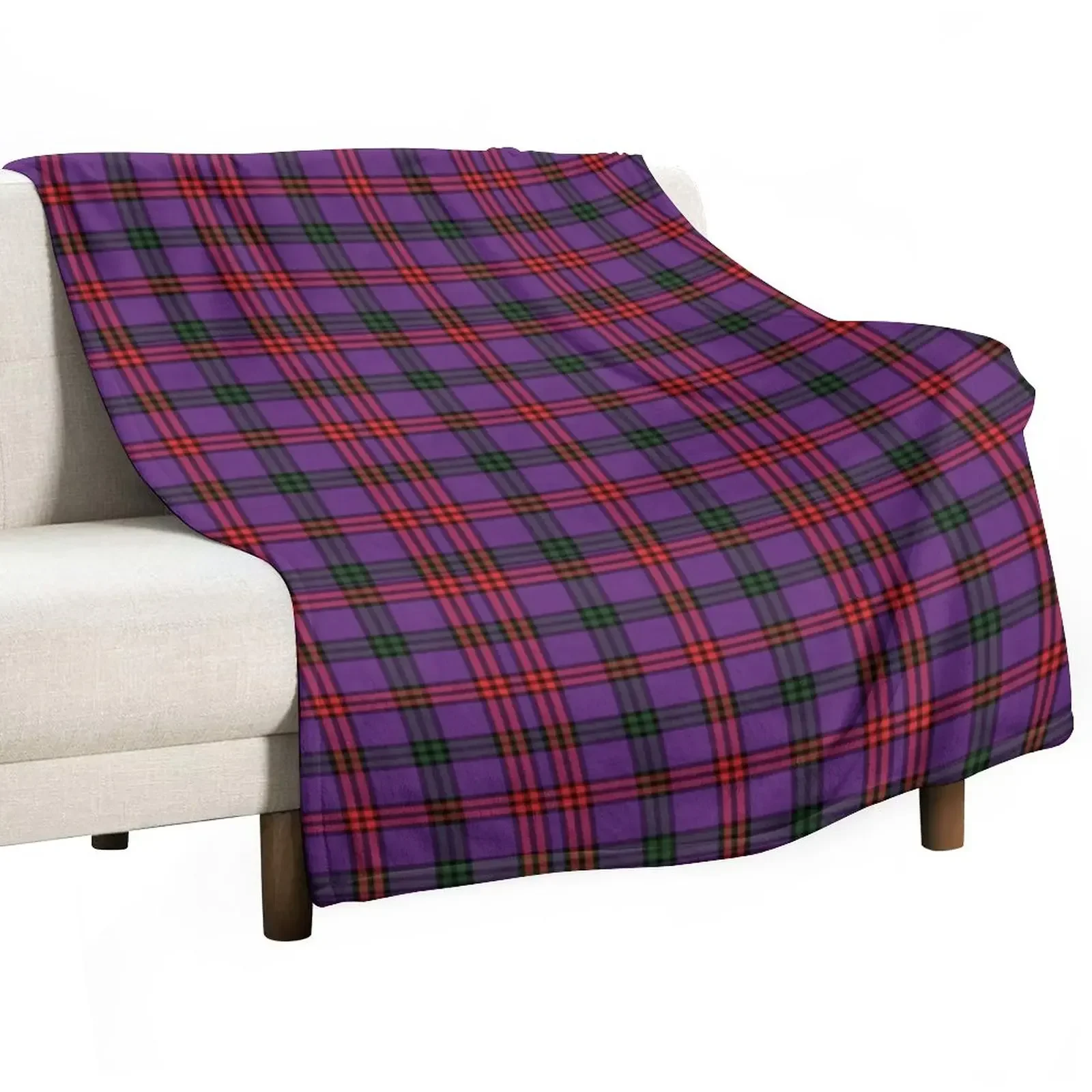 

Clan Montgomery Tartan Throw Blanket halloween Flannel Fabric Vintage Blankets