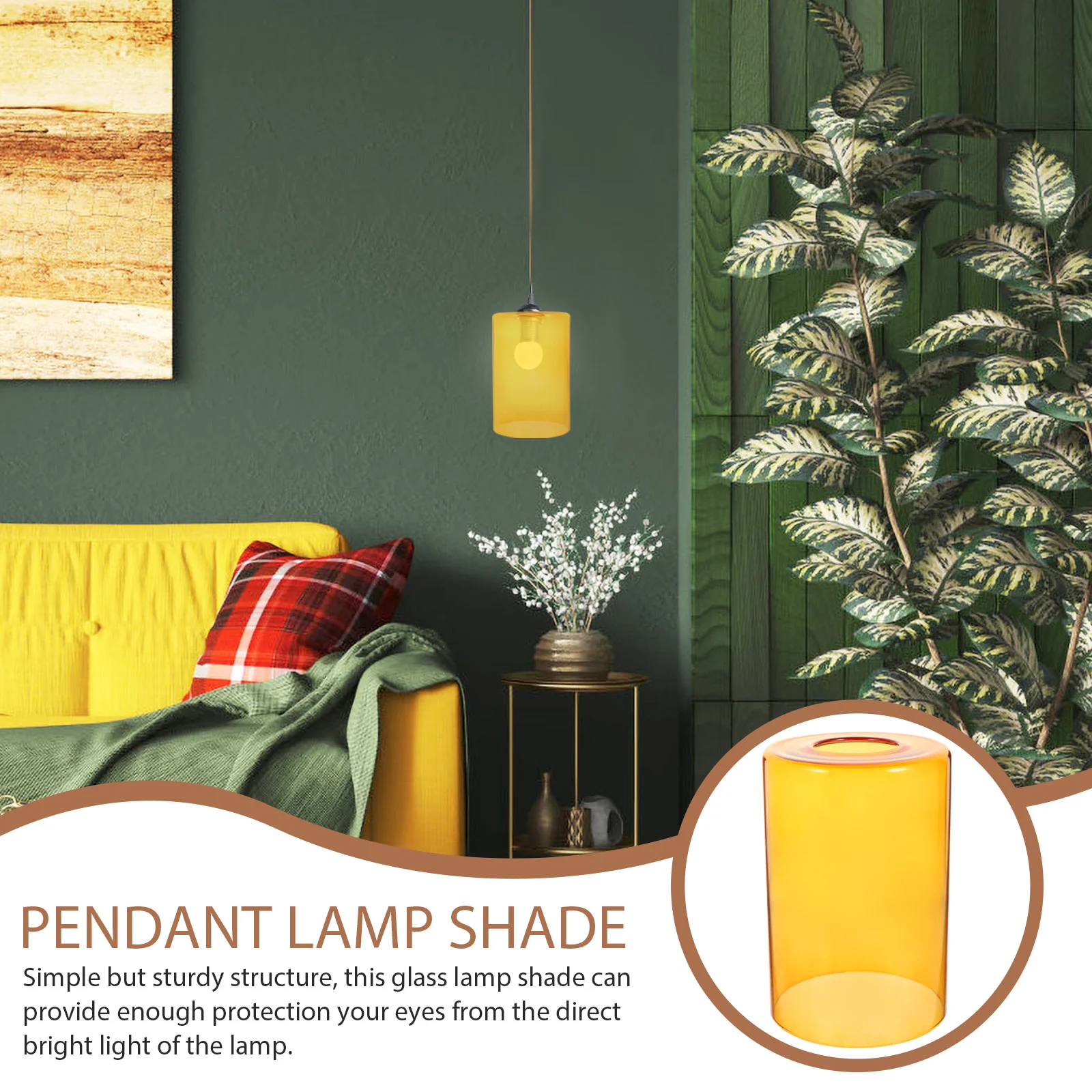 

2 Pcs Shield Tinted Glass Shade Lamp Shades Floor Lamps Table Lampshade Light Cover