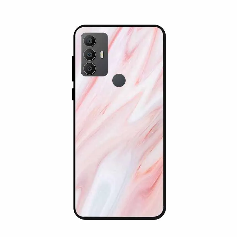 Elegant Marble Silicone Shockproof Phone Case - Soft, Durable Protection