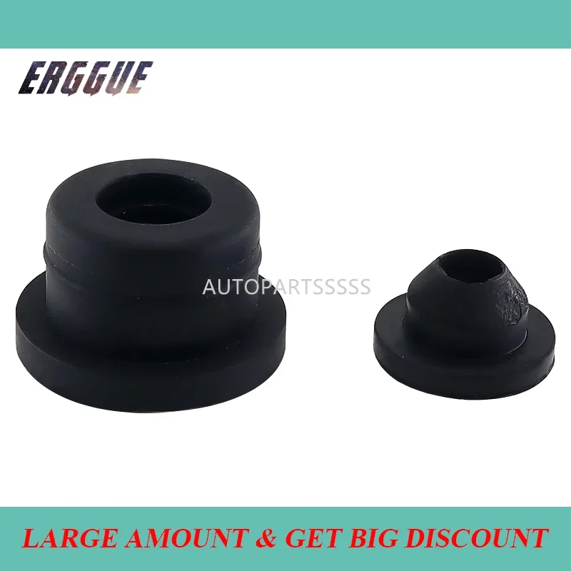 

2PCS Windshield Washer Pump Water Spray Motor Sealing Ring Mount Rubber Cap For Benz BMW Car Accessories