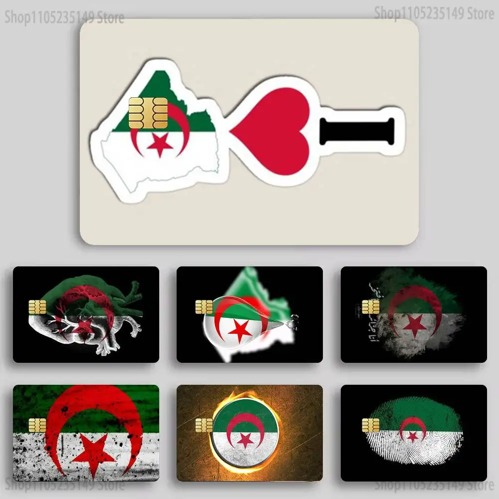 Exquisite Algerian-Themed Decorative Bank Card Sticker - Perfect Birthday Gift