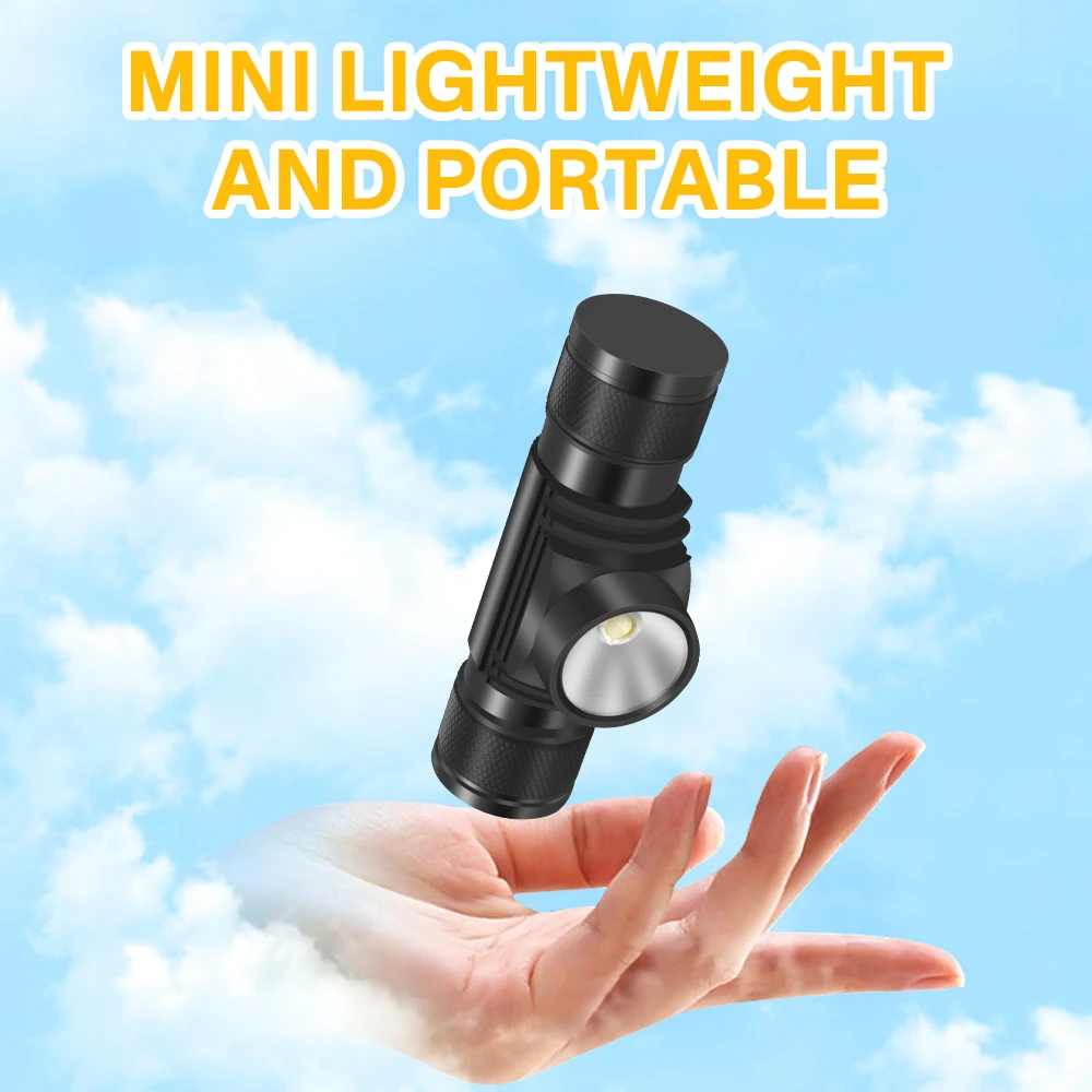 LED Mini Headlamp USB Rechargeable High Power Head Torch Waterproof Camping Fishing Flashlight head flashlight cob headlamp