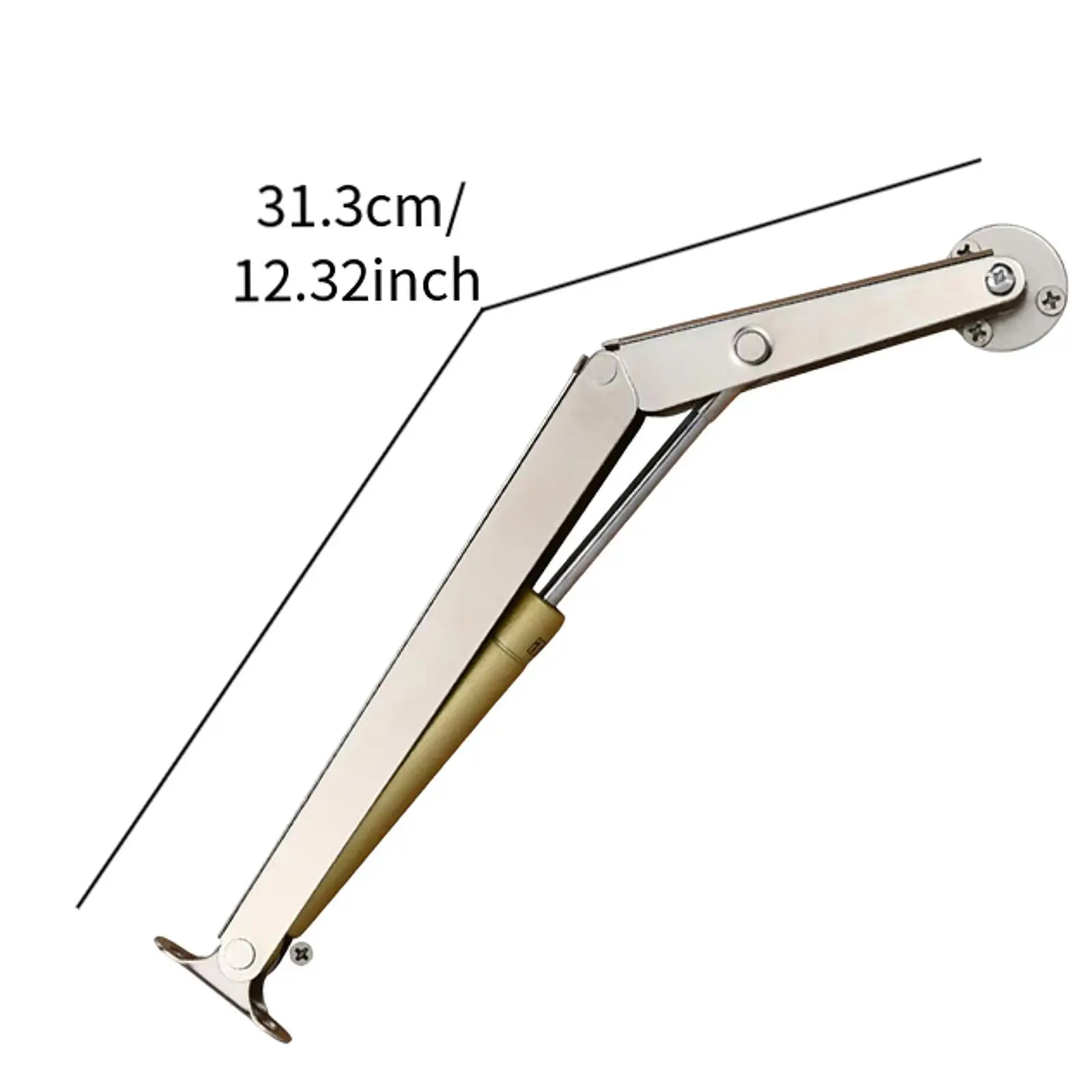 Lid Support Hinge Slow Lowering Gas Spring Gas Struts for Window Bed Cupboard Cabinet