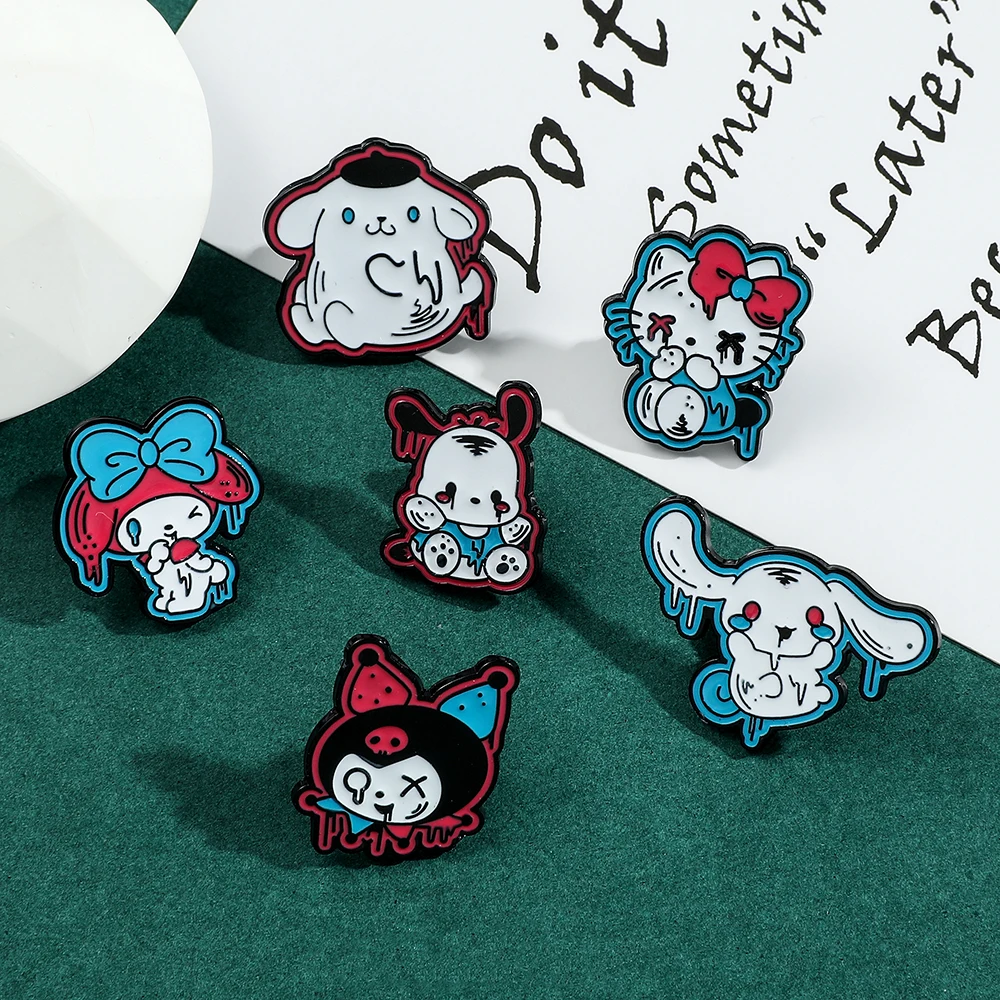 Jewelry, 315 Kuromi And My Melody Pin