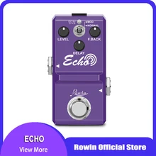 

VSN Guitar Dealy Effect Pedal Vintage Delay Guitar Pedals Mini Echo Machine Effect With 2 Modes Ture Bypass