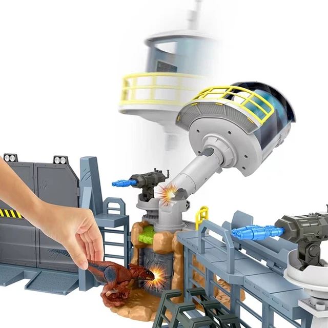 Jurassic World Mattel GYH43 Giganotosaurus Outpost of Ruling Base Hunting Tower Fence Model Giganotosaurus Model Free Shipping 3