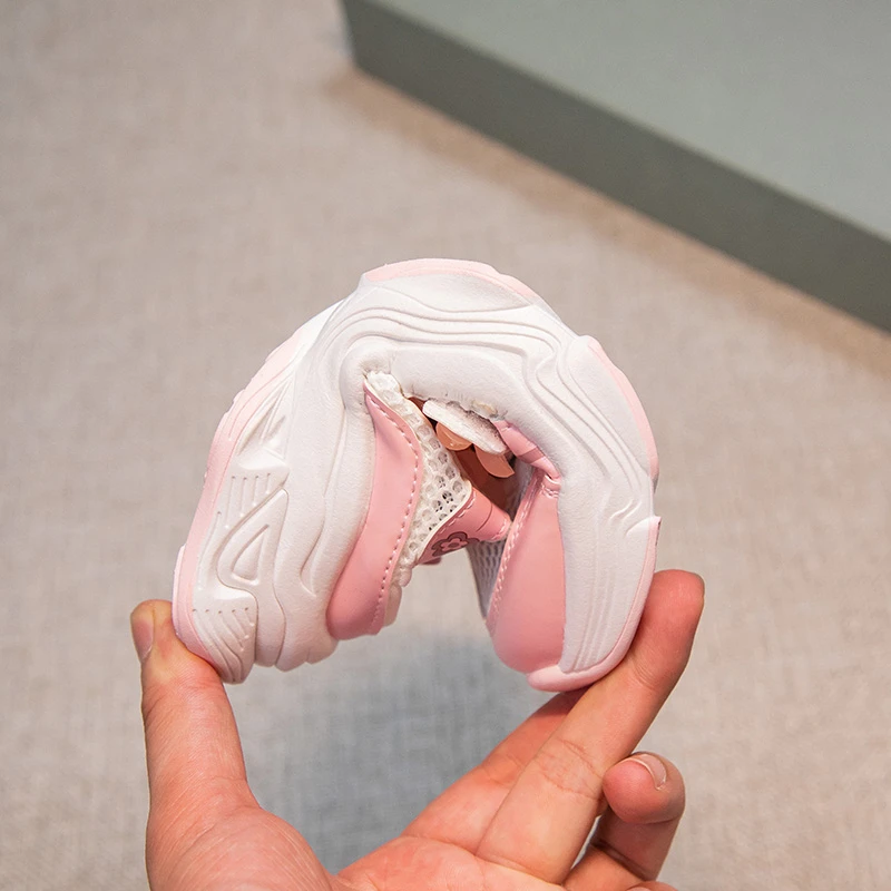 Girls Summer Sandals Non Slip Cut Out Flowers Walking Shoes