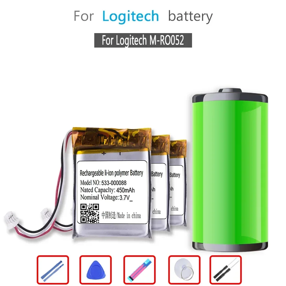 Batteria Mro052 Per Logitech M-Ro052, Mx Anywhere 2, Master 2, 2S, 3