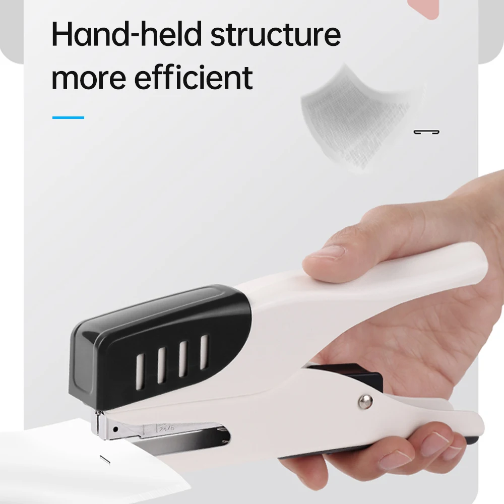 KW-triO HandHeld Stapler Heavy Duty Office Stapler 25 Sheet Capacity Less Effort Support 24/6 or 26/6 Staple Sizes