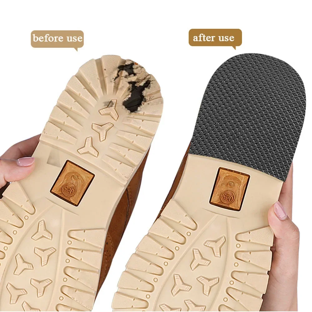 Shoe anti slip stickers No-adhesive Anti-slip Sole Stickers Mute Cushion Insoles Repair Outsole Insoles Men Women Shoes Wearable Pads