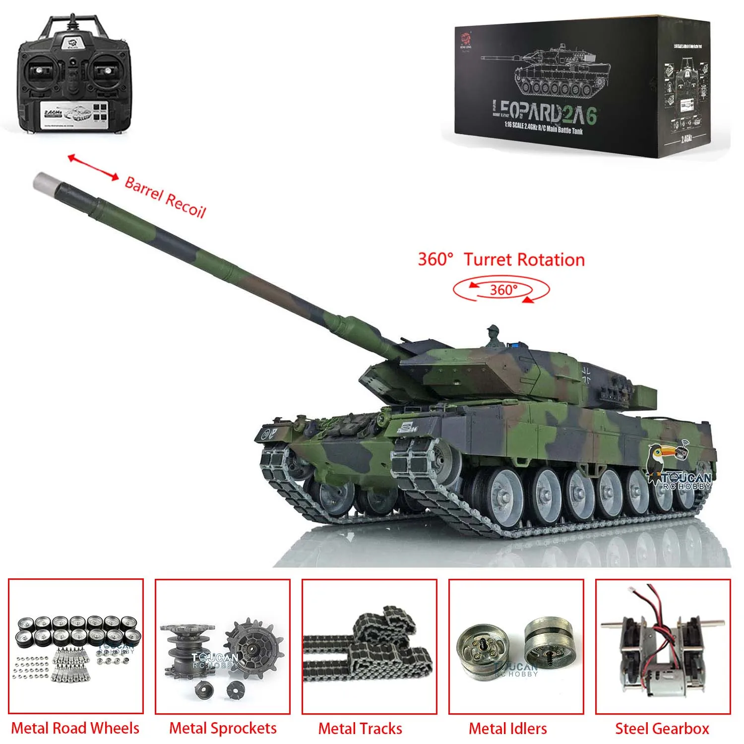 TOUCAN RC HOBBY Henglong 1/16 Plastic DIY Watchtower For RC Tank & Military Models - View #11