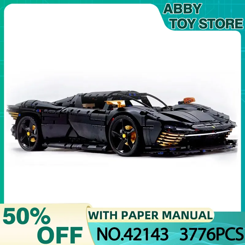 

42143 MOC Technical Super Sport Racing Car 3776pcs Building Blocks Bricks Puzzle Toy Christmas Gifts For Boy Friend