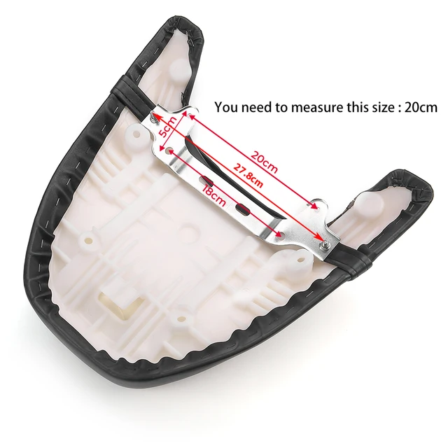 XFMT Motorcycle Black Detachable Sissy Bar Passenger Backrest Pad For Suzuki Boulevard M109R 2006-2024