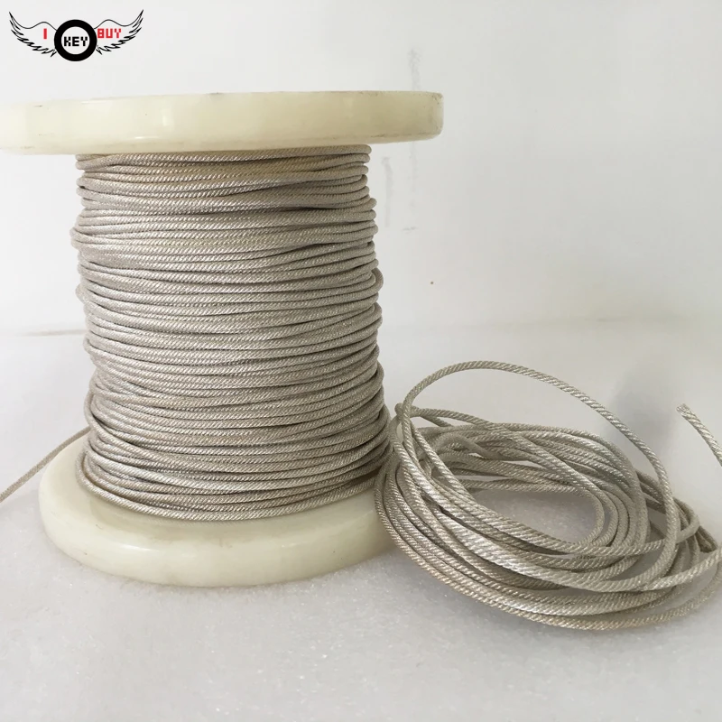5 m/Lot 12/24/32/48 Strand Silver Speaker Repair 5"-21" Subwoofer High Temperature Copper Voice Coil Lead Wire