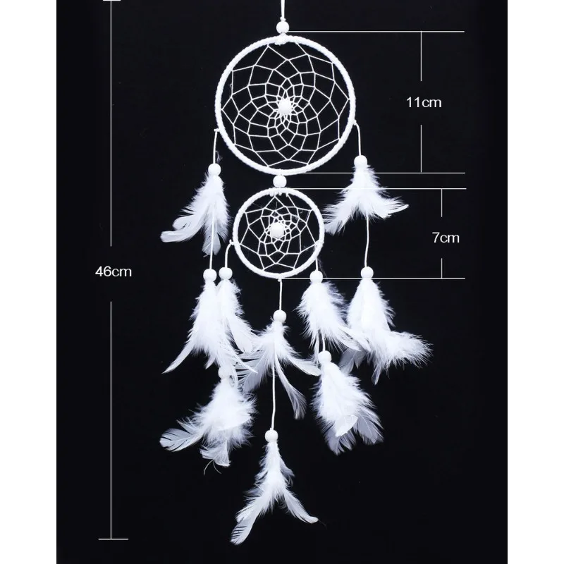 Wind Chimes Wind Chime Dream Catcher Wall Decoration New Dream Catcher Room Decor Feather Weaving Catching Up The Dream Angle Dreamcatcher Wind Chimes Indian Style Religious Mascot