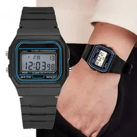 New Men Watch Fashion LED Digital Watches Man Sports Wristwatches Vintage Silicone Wristband Electronic Clock Reloj Hombre Часы 1