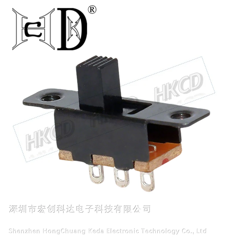 10/20Pcs SS12F15 50V 0.5 A 토글 스위치 3 핀 1P2T SPDT 슬라이드 스위치 DIY 전자 장난감 프로젝트 핸들 높이 3-6mm