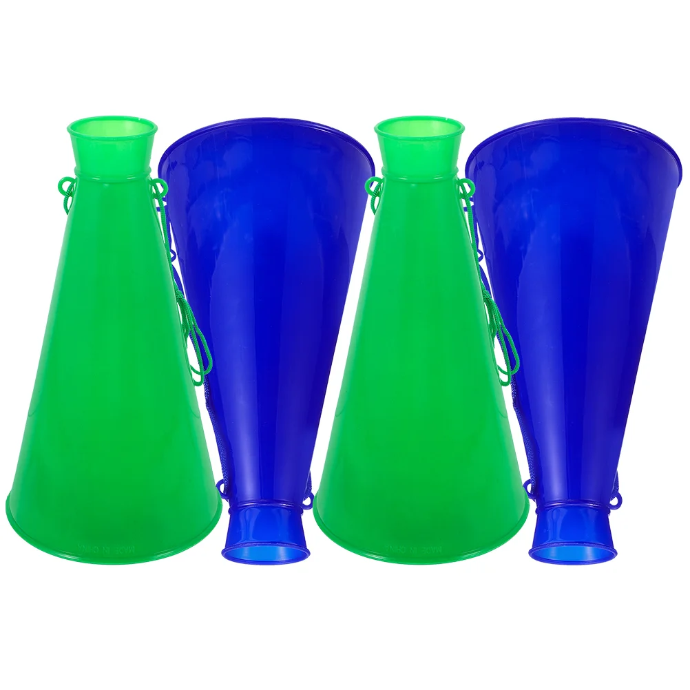 4 Pcs Cheering Horn Toy Cricket Noise Maker Blowers Football Toys Megaphones Toddler Party Trumpet