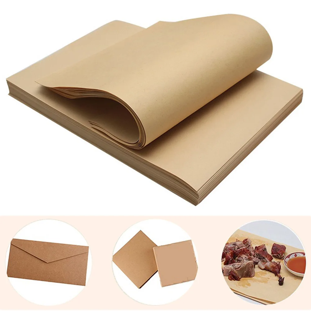 20Pcs A3 Size Brown Kraft Paper Gift Box And Flower Wrapping DIY Hand Painted Graffiti Printing Envelope |