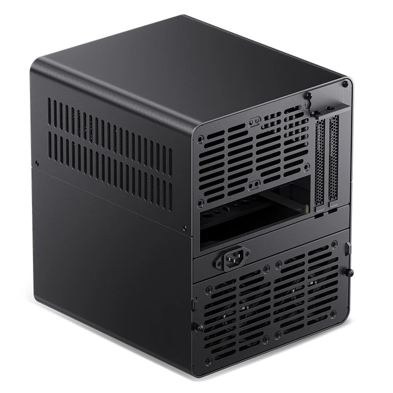 PC Case PC Chassis Computer Chassis Frame Mini ITX Desktop Case JONSBO N3 NAS Mini Case All-In-One Aluminum ITX Chassis 8 Hard Disk Location Support 130mm CPU Cooler 250mm Graphics Card