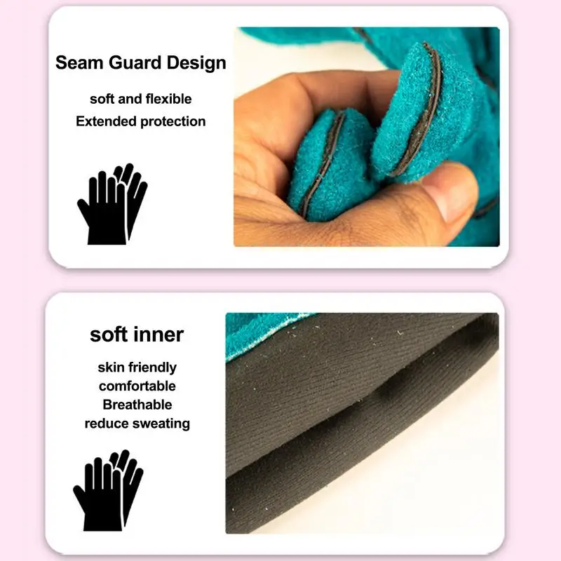 Animal Handling Gloves Anti-Bite Anti-thorn for Cat Dog Bird Falcon Livestock Snake