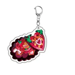 Charming Cookie Run Kingdom Character Keychain - Cute Cartoon Key Ring - 6 cm (4012Y)