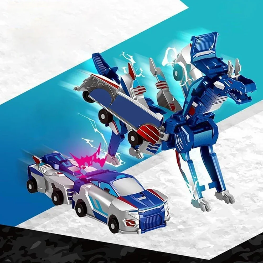 thumbnail image 2 of 2025 New Dinosaur Transforming Car Toy, Magnetic Cars Transform Into Dinosaurs Figure, Fun 2 of 10