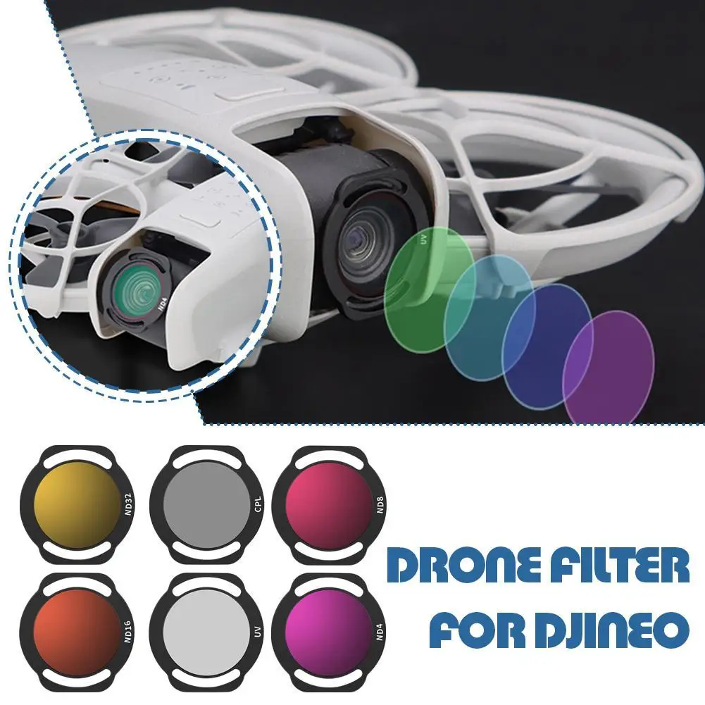 New Drones Lens Filters For DJI Neo ND Filter Set CPL UV ND8 ND16 ND32 ND64 Camera Filters Kit For DJI Neo Accessories