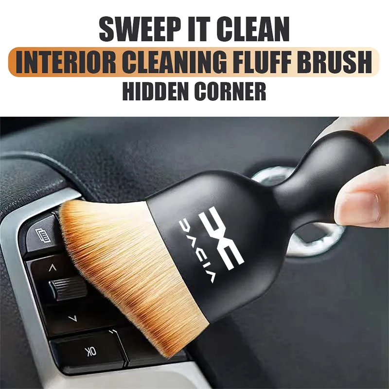 Car Interior Cleaning Tool Dashboard Air Outlet Soft Brush For Dacia Duster Logan Sandero 2 Mcv Sandero MK Cilo Stepway Goods 6