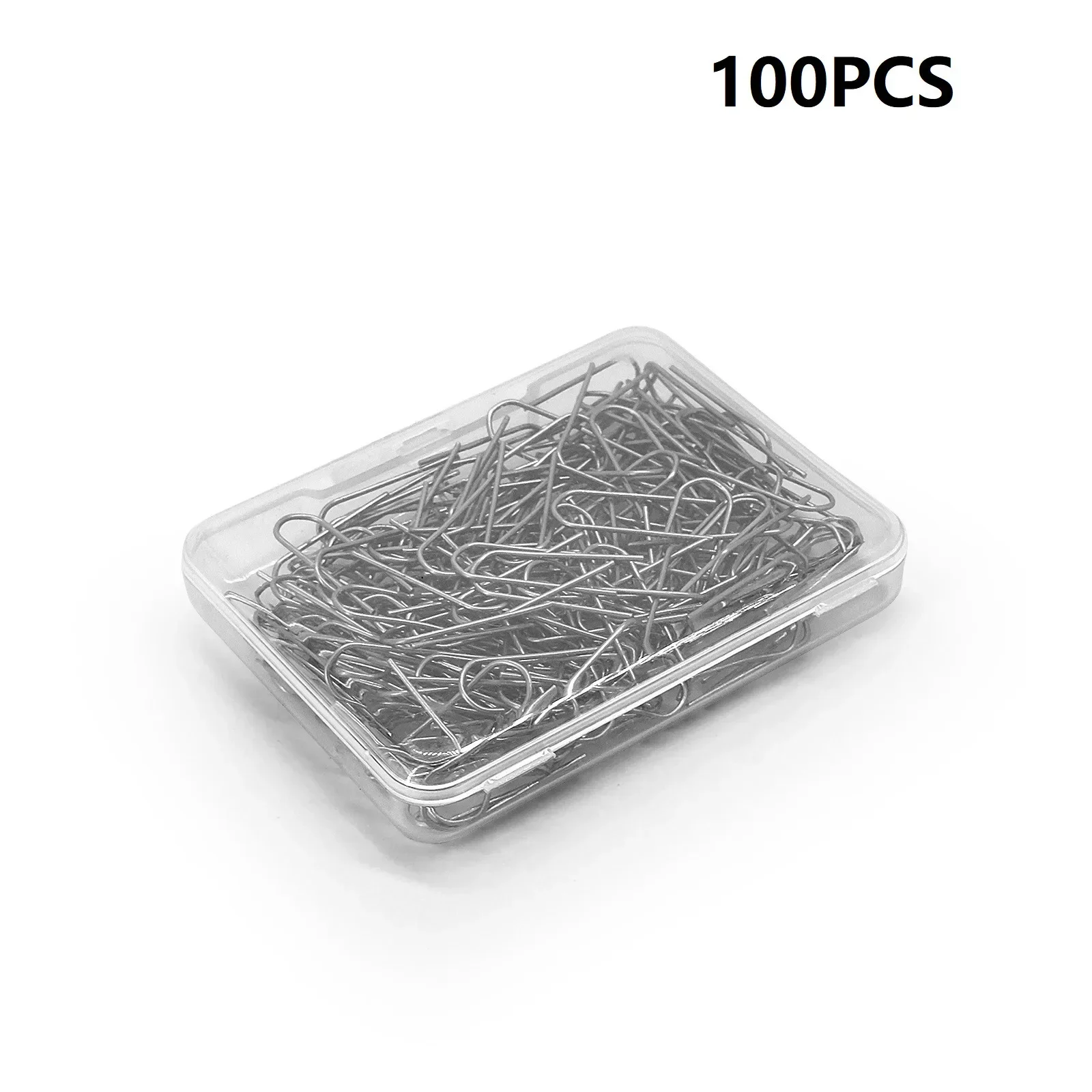 High Temperature Nichrome Wire Jump Rings 21 Gauge U-Shaped Ceramic Hanging Hook For Pendant Jewelry DIY 50/100/200pcs