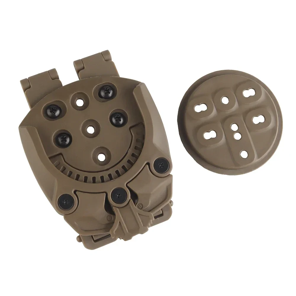 Tactical Quick Disconnect Kit 360 Degree Angle Platform with Molle Clamp Kydex Adapter Accessory Tactical Gear Adapter, tactical disconnect kit