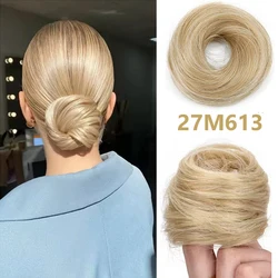 Fluffy Synthetic Straight Hair Bun - Effortless Hairstyle Tool for Daily Wear (FQS - 27M613)